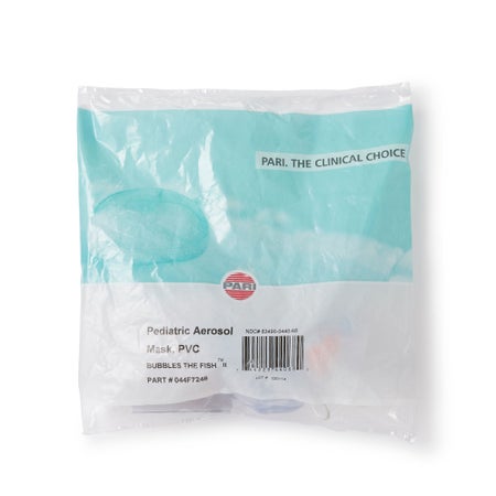 Aerosol Mask Bubbles The Fish™ Elongated Style Pediatric Adjustable Head Strap