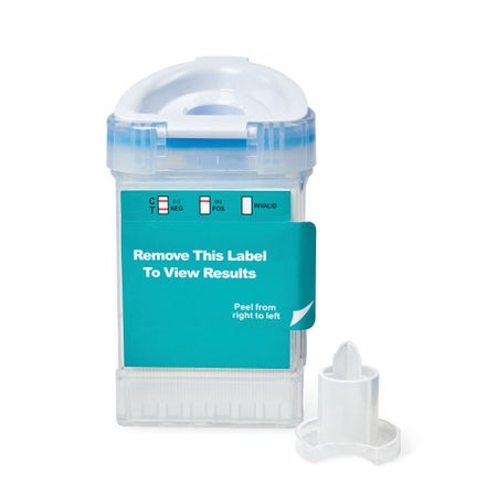 Drugs of Abuse Test Kit E-Z Split Key® Cup AMP, BZO, COC, mAMP/MET, OPI, THC 25 Tests CLIA Non-Waived
