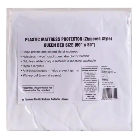 Mattress Cover Mabis® 60 X 80 X 8 Inch Plastic For Queen Sized Mattresses