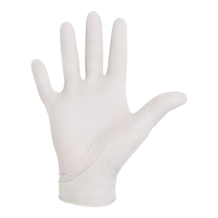 Exam Glove STERLING-XTRA® Large 100 per Box NonSterile Nitrile Extended Cuff Length Textured Fingertips Gray Chemo Tested