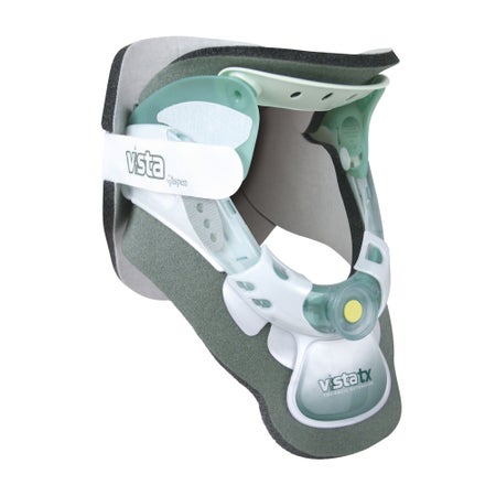 Rigid Cervical Collar with Replacement Pads Aspen® Vista® Preformed Adult One Size Fits Most Two-Piece / Trachea Opening Adjustable Height 13 to 19 Inch Neck Circumference