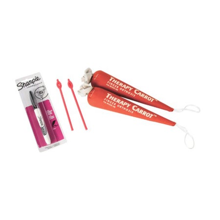 Finger Contracture Orthosis Kit Alimed® Original Therapy Carrot™ Adult Small Without Fastening Orange