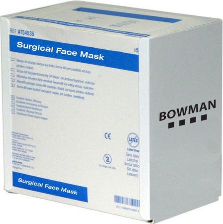 PPE Dispenser BOWMAN® Wall Mount 1-Box Capacity White 5.00 X 7.70 X 7.90 Inch Cold Rolled Steel