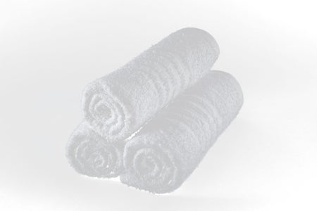 Bath Towel Royal Gold Foundations 20 X 40 Inch OE Cotton 86% / Polyester 14% White Reusable
