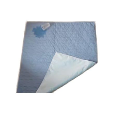 Reusable Underpad 34 X 36 Inch Polyester / Rayon Heavy Absorbency