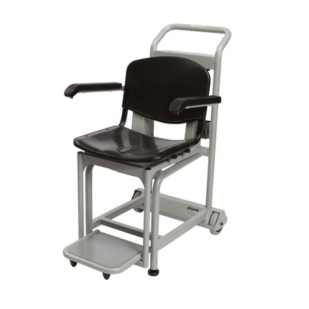 Chair Scale Health O Meter® LCD Display 600 lbs. / 272 kg Capacity Black / Gray AC Adapter / Battery Operated