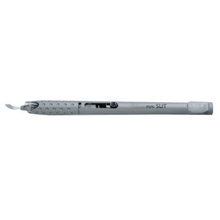 Safety Slit Knife Beaver® Xstar® Conventional Stainless Steel / Plastic 2.4 mm Width Full Handle Sterile Disposable
