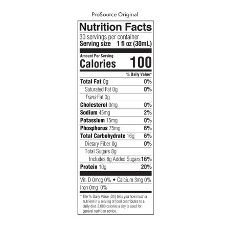 Oral Supplement ProSource® Neutral Flavor Liquid 30 oz. Bottle