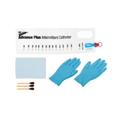 Intermittent Closed System Catheter Tray Advance Plus™ Straight Tip 16 Fr. Without Balloon PVC