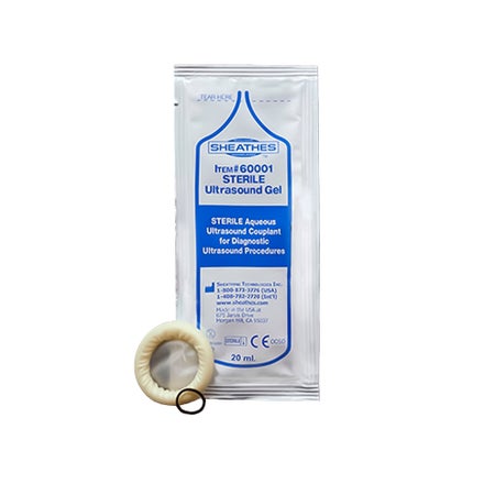 Ultrasound Probe Cover Kit Sheathes™ 1-1/4 X 8 Inch Plastic Sterile Rolled