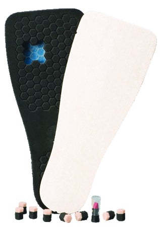 Offloading Insole Peg Assist™ Removable Peg EVA / Foam / Poron Cover Men 6 to 8 Blue