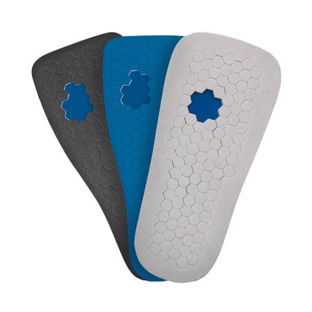 Offloading Insole Peg Assist™ Removable Peg EVA / Foam / Poron Cover Men 12.5 to 14 Blue