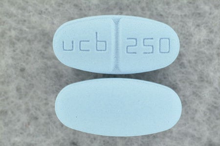 Keppra® Levetiracetam 250 mg Tablet 120 Tablets