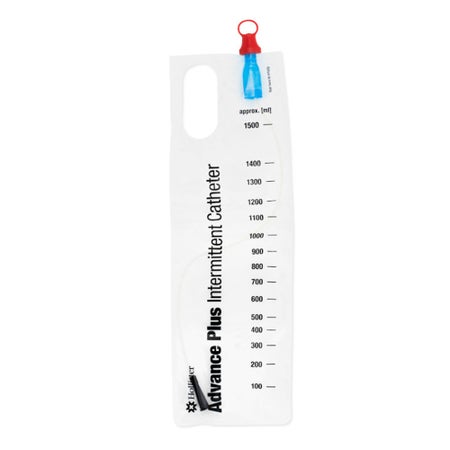 Intermittent Closed System Catheter Advance Plus™ Straight Tip 10 Fr. Without Balloon PVC