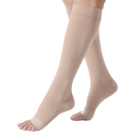 Compression Stocking Jobst® Relief Knee High X-Large / Full Calf Beige Open Toe
