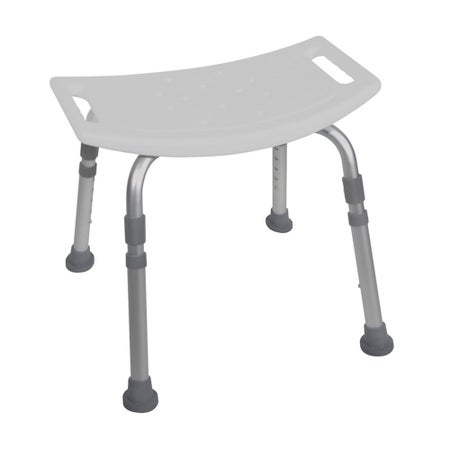 Bath Bench drive™ Without Arms Aluminum Frame Without Backrest 19-1/4 Inch Seat Width 300 lbs. Weight Capacity