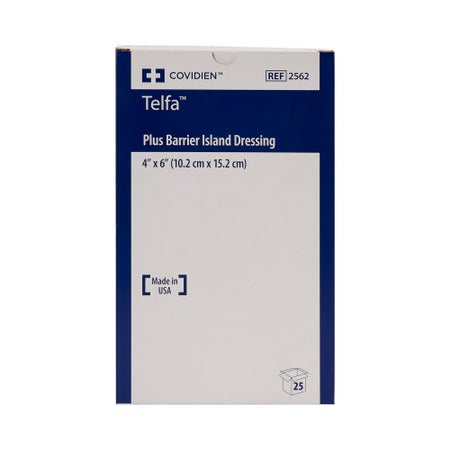 Island Dressing Telfa™ Plus 4 X 6 Inch Rectangle Sterile