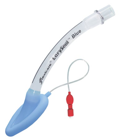 Curved Laryngeal Mask LarySeal™ Blue Size 2.5 14 mL Cuff Silicone Single Patient Use Sterile