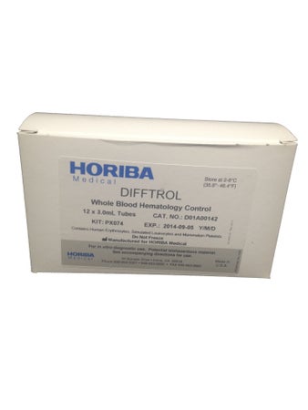 Hematology Control Set Difftrol™ 3 Levels 12 X 3 mL