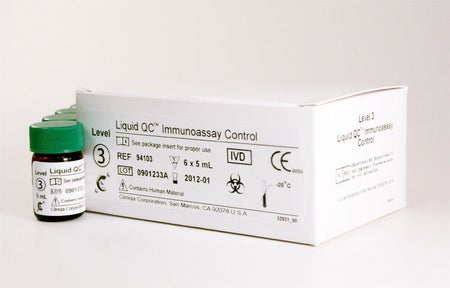 Control Set CLINIQA® Liquid QC™ 3 Levels 1 X 3 X 5 mL