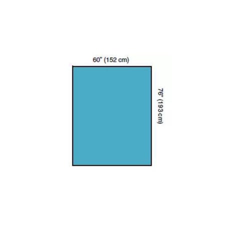 General Purpose Drape Three-Quarter Sheet 60 W X 76 L Inch Sterile