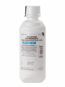 Joint Health Supplement Calcium Carbonate 1,250 mg / 5 mL Strength Oral Suspension 5 mL Unit Dose Bubble Gum Flavor