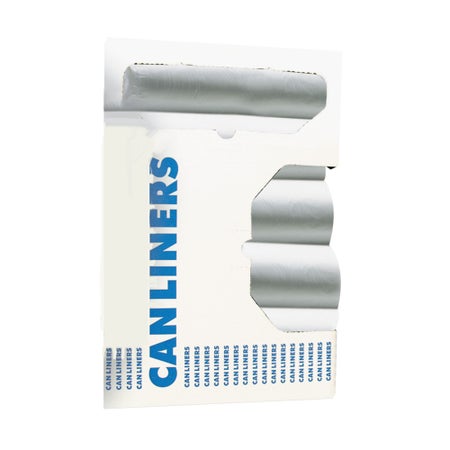 Trash Bag Heritage™ 10 gal. 8 Mic. 24 X 24 Inch Natural Light Duty Star Seal Bottom Coreless Roll