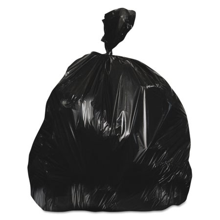 Trash Bag Heritage™ 16 gal. 0.35 mil 24 X 32 Inch Black Refuse Duty Star Seal Bottom Flat Pack