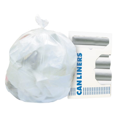 Trash Bag Heritage™ 16 gal. 8 Mic. 24 X 33 Inch Natural Light Duty Star Seal Bottom Coreless Roll