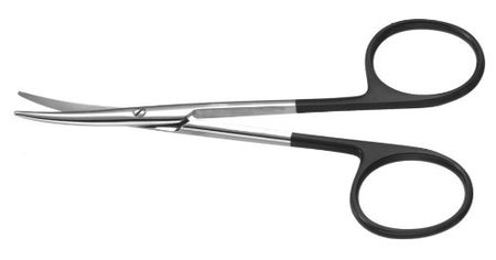 Plastic and Reconstructive Surgery Scissors Padgett® SuperCut 5-3/4 Inch Length OR / Surgical Grade German Stainless Steel NonSterile Finger Ring Handle Curved Blunt Tip / Blunt Tip