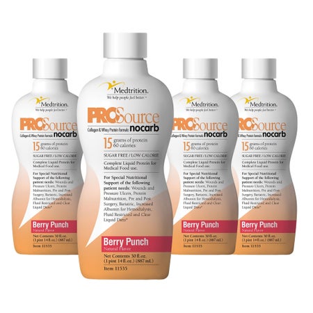 Oral Supplement ProSource™ NoCarb Berry Punch Flavor Liquid 30 oz. Bottle