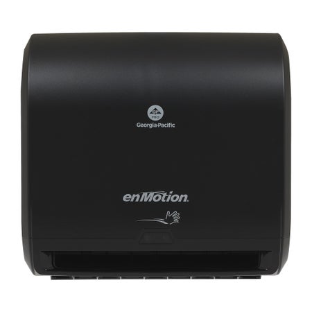 Paper Towel Dispenser enMotion® Impulse® 10 Translucent Smoke Plastic Touch Free 10 Count Wall Mount