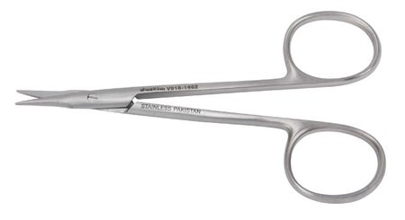 Tenotomy Scissors Vantage® Stevens 4-1/8 Inch Length Floor / Office Grade Pakistani Stainless Steel NonSterile Finger Ring Handle Straight Blunt Tip / Blunt Tip