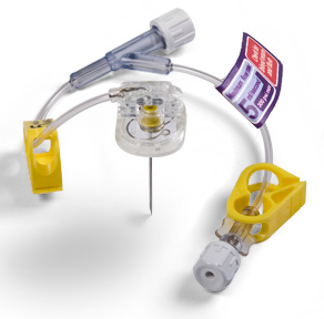 Huber Infusion Kits PowerLoc® Max 19 Gauge 1 Inch 8 Inch Tubing Without Port