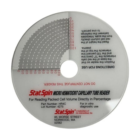 Hematocrit Reader Rh12 Centrifuge Rotor