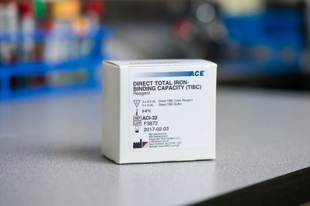 General Chemistry Reagent ACE® Total Iron Binding Capacity (TIBC) CLIA Non-Waived For ACE and ACE Alera Analyzers 120 Tests