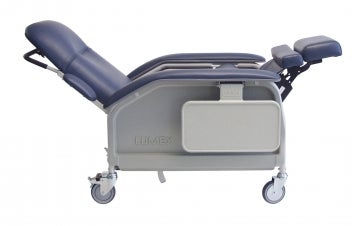 Clinical Recliner Lumex® Oatmeal Casters 290 lbs. Weight Capacity