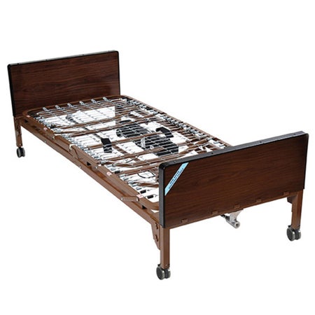 Electric Bed Delta® Ultra-Light 1000 Home Care Low 88 Inch Length Spring Deck 3 Functions 9-1/2 to 23-1/2 Inch Height Range
