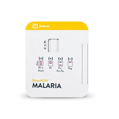 Other Infectious Disease Test Kit BinaxNOW® Malaria 25 Tests CLIA Non-Waived