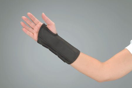 Wrist Brace DeRoyal® Low Profile Polyester / Foam Right Hand Black Pediatric Size