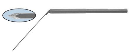 Juvenile Myringotomy Knife Gyrus Stainless Steel / Plastic Round Handle Sterile Disposable