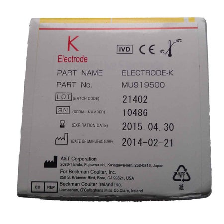 Ion-Selective Electrode (ISE) Potassium Electrode For Beckman Coulter Analyzers with ISE Modules