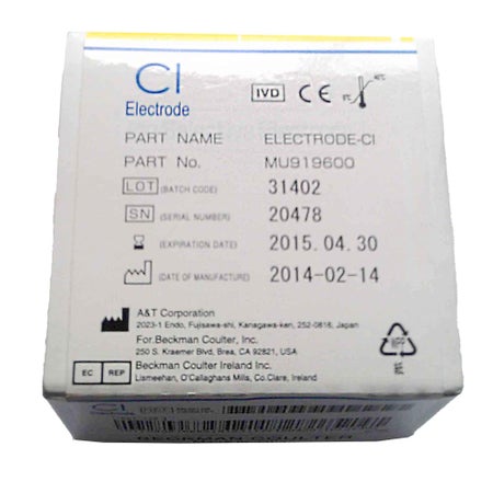 Ion-Selective Electrode (ISE) Chloride Electrode For Beckman Coulter Analyzers with ISE Modules