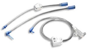 Right Angle Feeding Set with Y-Port AMT 18 Fr., Sterile