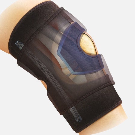 Knee Support Shields® 2X-Large 22-1/2 to 25 Inch Thigh Circumference 22 Inch Length Left or Right Knee