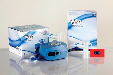 Vios® LC® Sprint Compressor Nebulizer System Small Volume Medication Cup Adult / Pediatric Mouthpiece Delivery