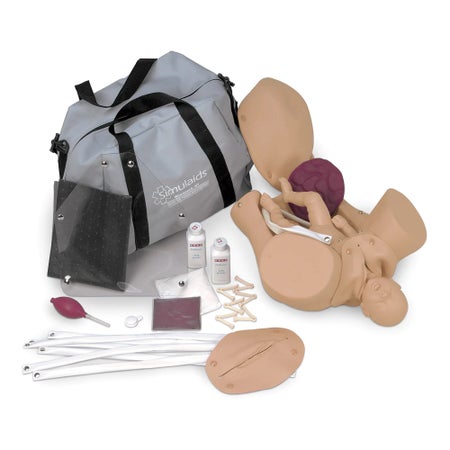 Obstetrical Mannequin Simulaids® Pelvic / Light Skin Tone Female Adult 18-1/2 lbs.