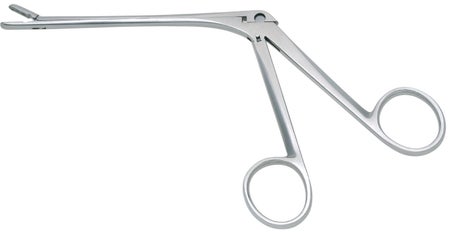Nasal Forceps BR Surgical Takahashi 4-1/2 Inch Length OR / Surgical Grade German Stainless Steel NonSterile NonLocking Finger Ring Handle Straight 3 X 10 mm Bite