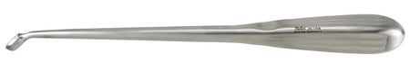 Bone Curette Miltex® Hibbs-Spratt 9 Inch Length Hollow Handle with Grooves Size 00 Tip Reverse Angled Oval Cup Tip