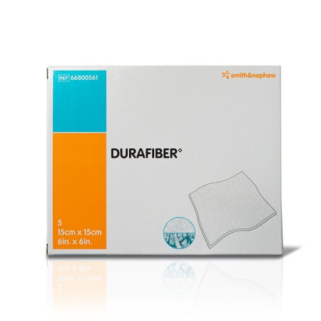 Gelling Fiber Wound Dressing Durafiber 6 X 6 Inch Square Sterile